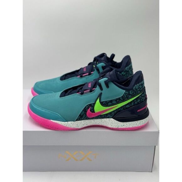 Nike Men's Zoom Lebron NXXT Gen AMPD Size 12 South Beach |FJ1566-300| New In Box - Picture 1 of 8